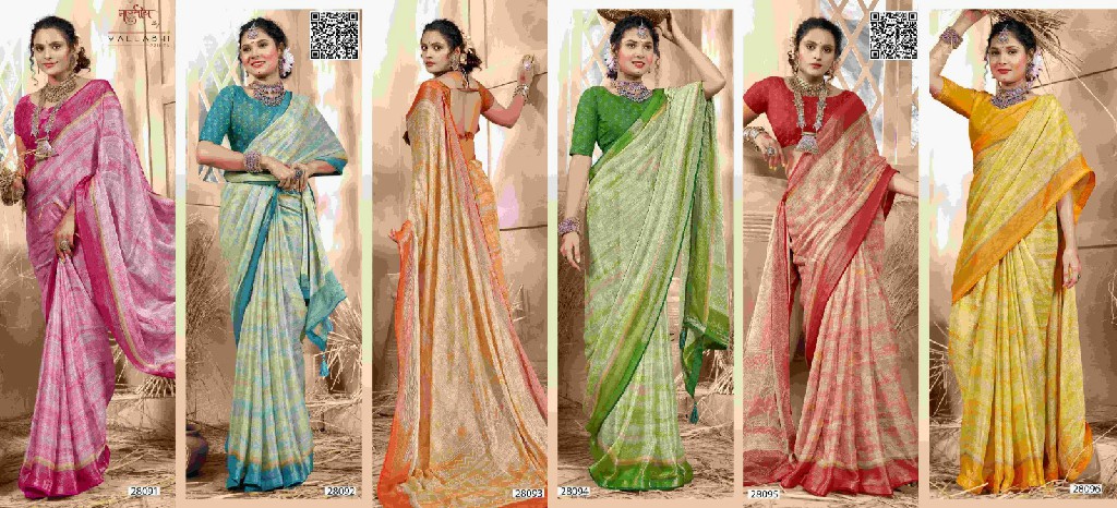 yashvi by vallabhi prints brasso pattern beautiful saree