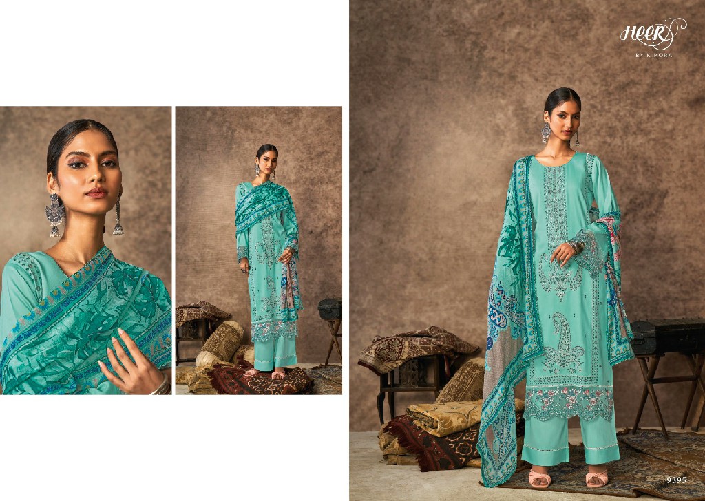 malika by kimora heer muslin embroidery 3pcs salwar suits