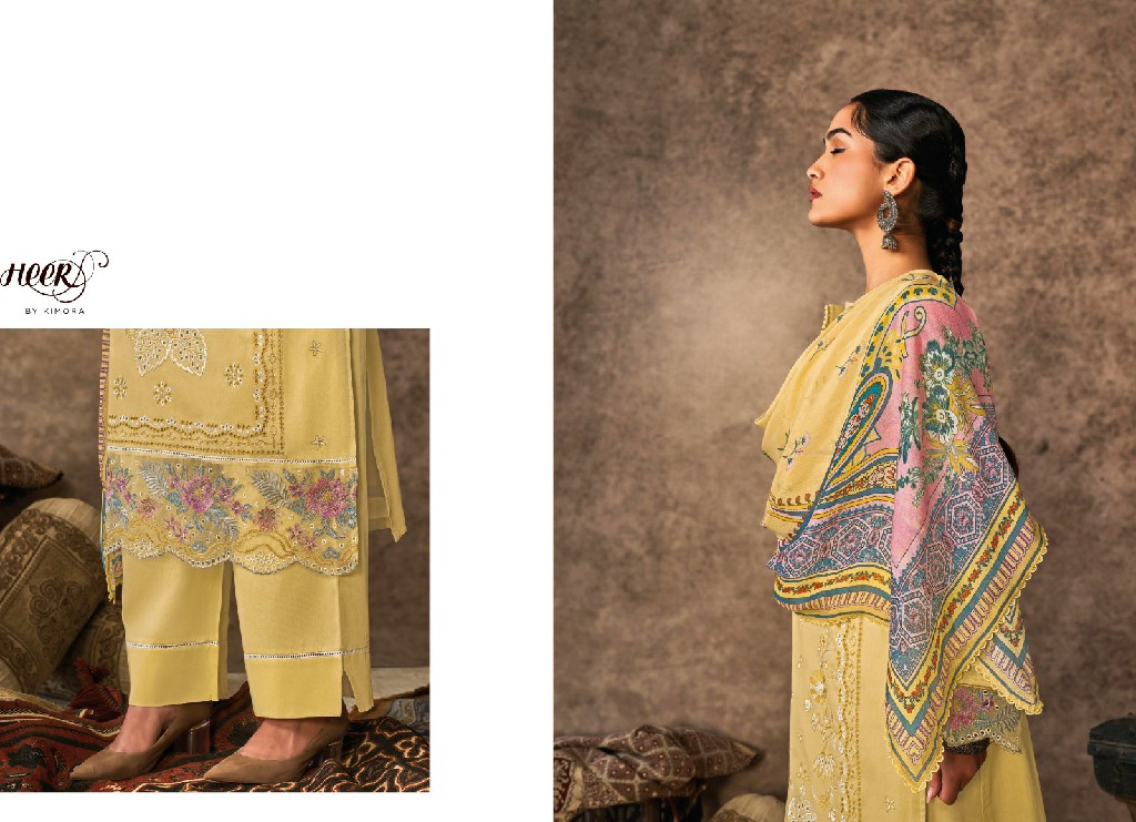 malika by kimora heer muslin embroidery 3pcs salwar suits