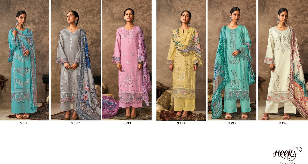 malika by kimora heer muslin embroidery 3pcs salwar suits