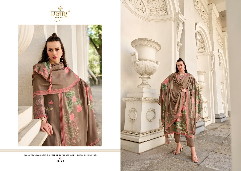 Rang Fashion Miraan Wholesale Pure Jaam Silk With Handwork Salwar Suits