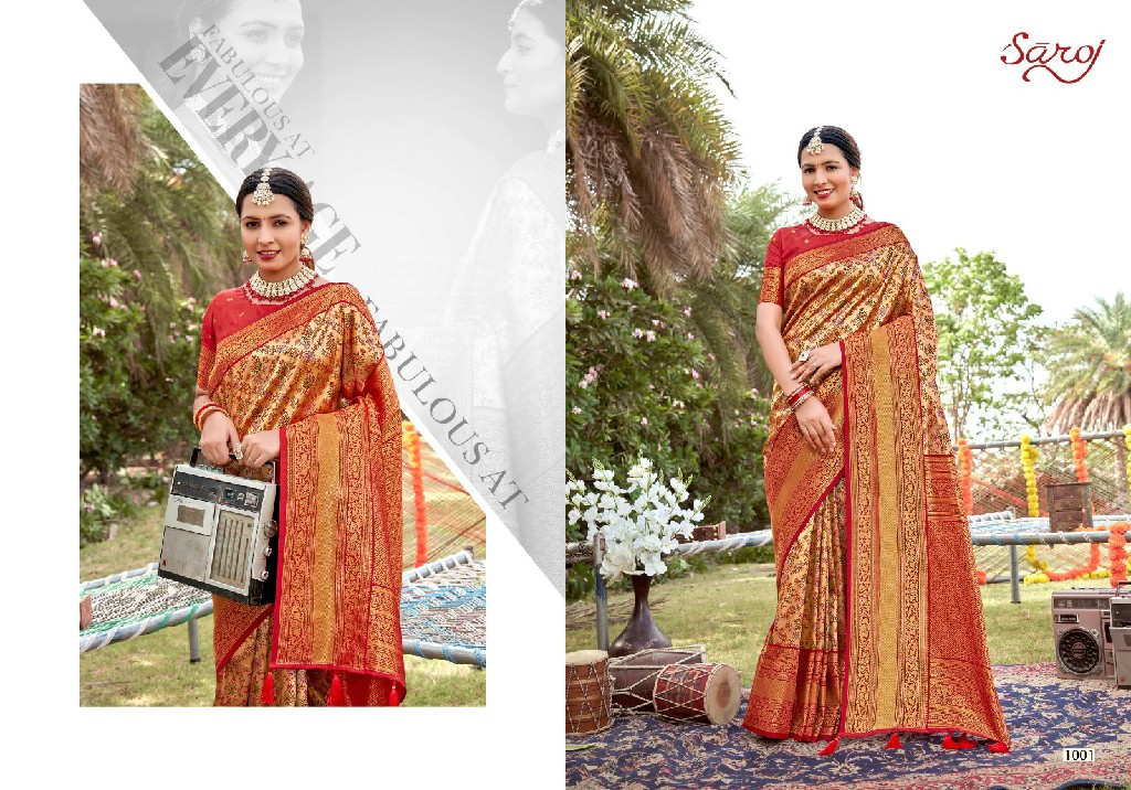 Saroj Riwaayat Silk Vol-2 Wholesale Jari Jacquard Silk Ethnic Sarees