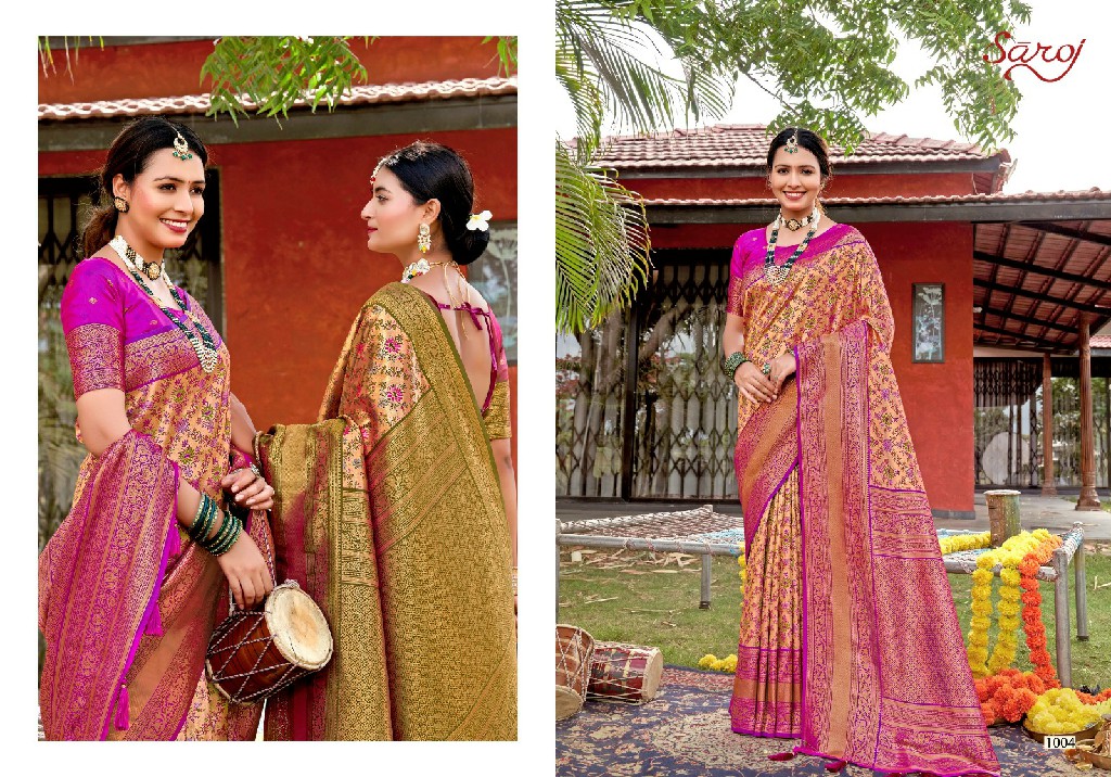 Saroj Riwaayat Silk Vol-2 Wholesale Jari Jacquard Silk Ethnic Sarees