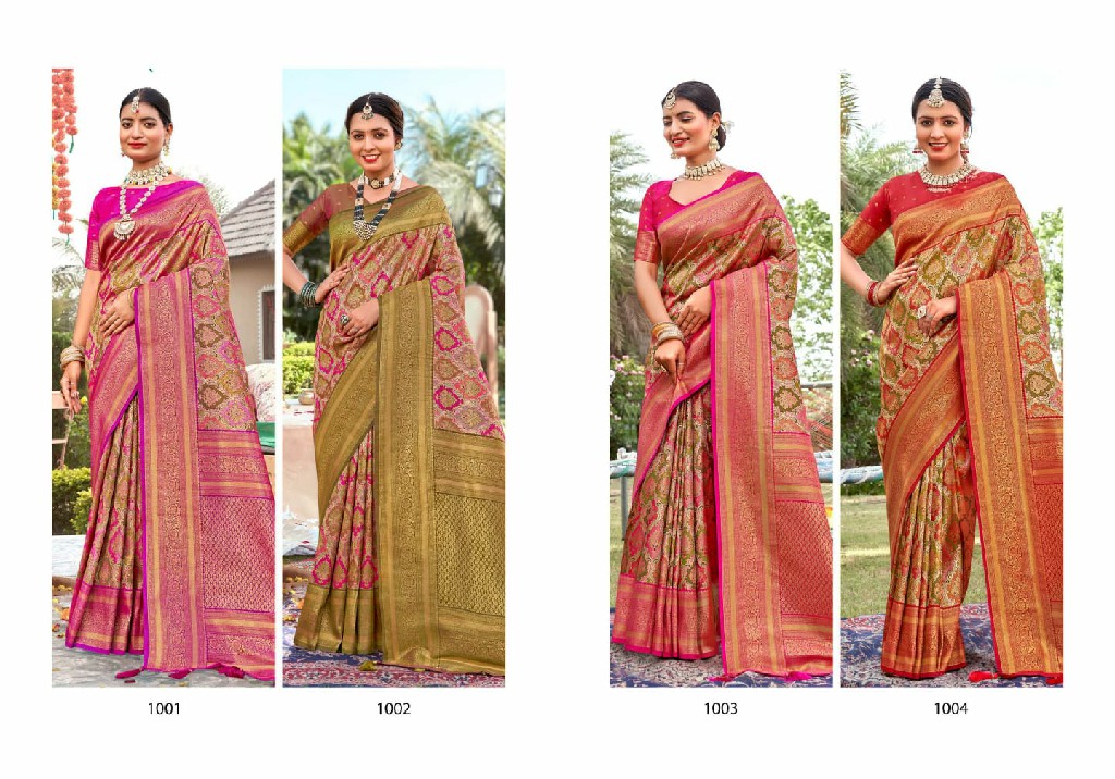 Saroj Riwaayat Silk Vol-3 Wholesale Jari Jacquard Silk Ethnic Sarees