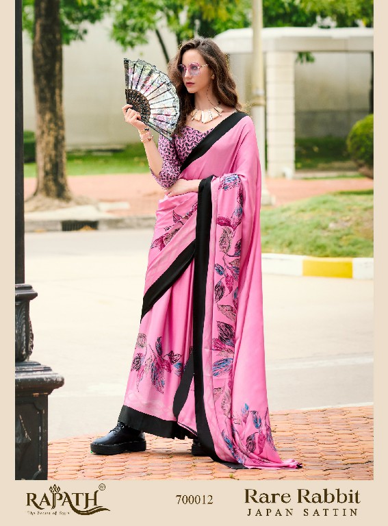 Rajpath Rare Rabbit Wholesale Japan Satin Ethnic Indian Sarees