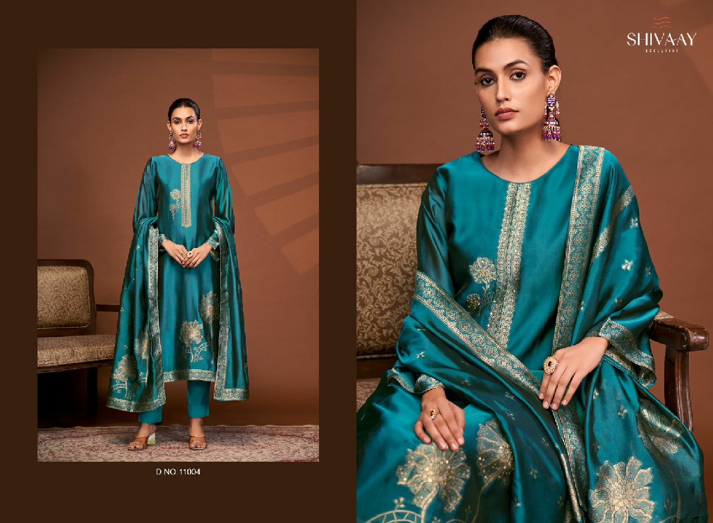 Shivaay Alfaaz Wholesale Pure Banglory Silk With Handwork Suits