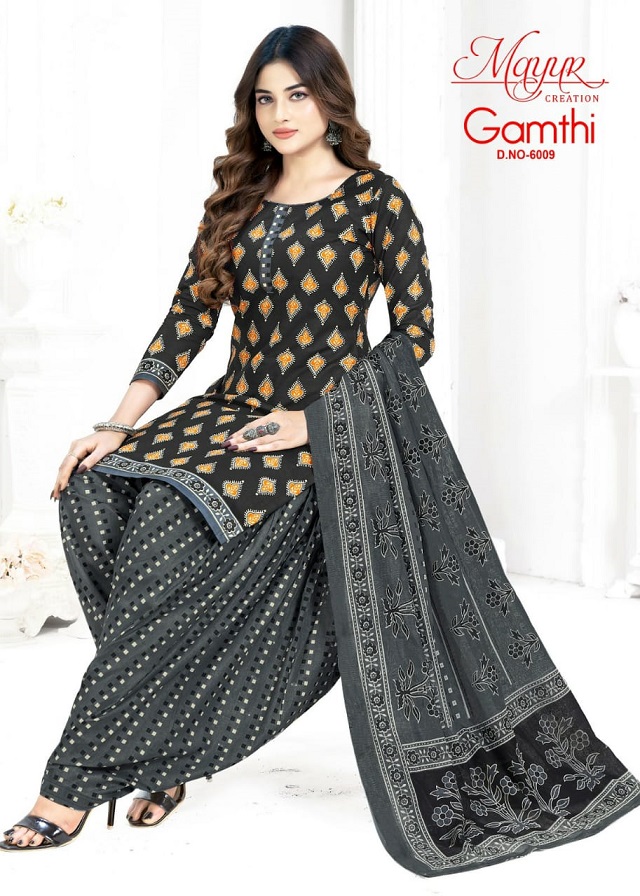 Mayur Gamthi Vol-6 Wholesale Pure Cotton Printed Dress Material