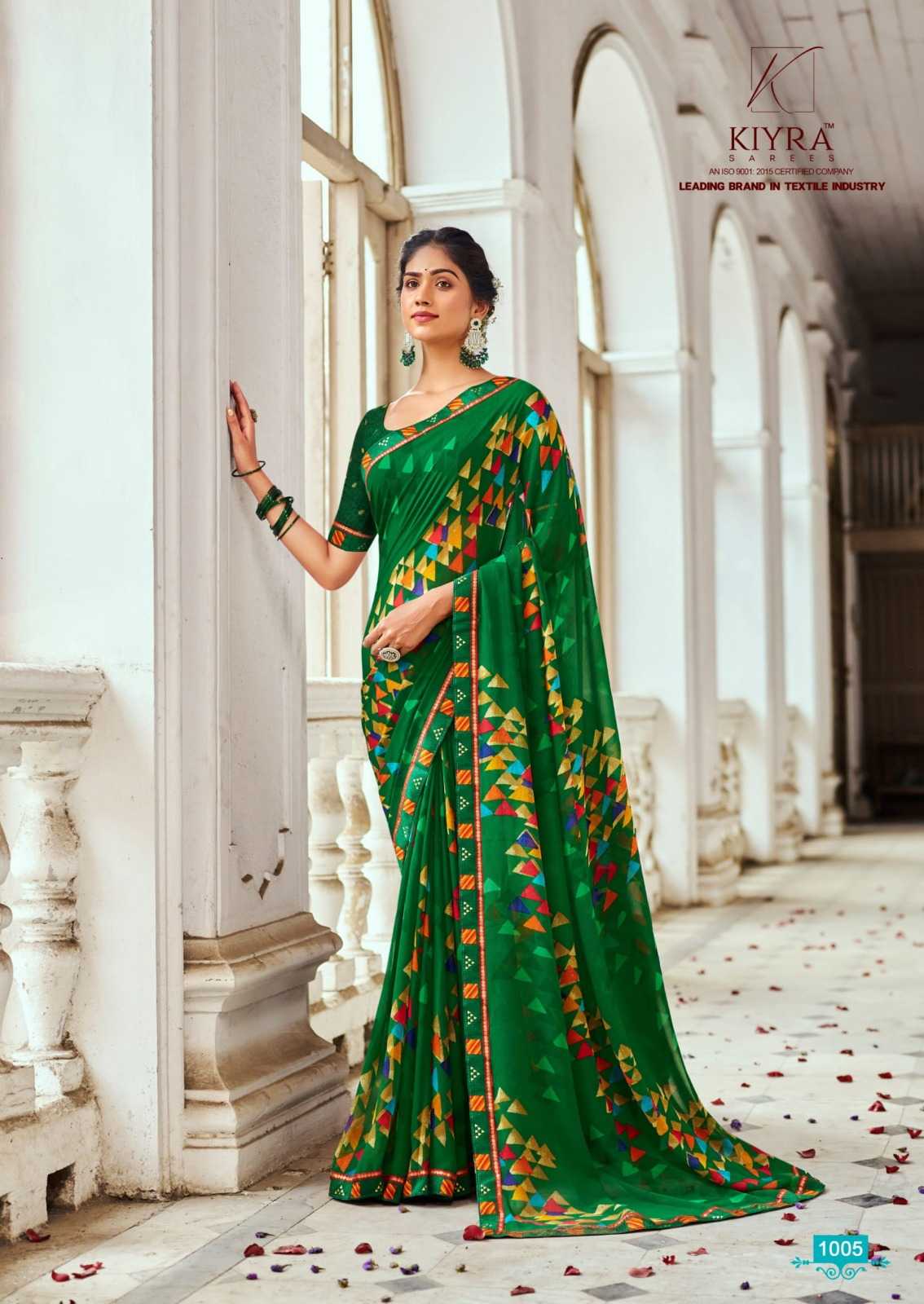 devika by kiyra saree major georgette fancy print saree