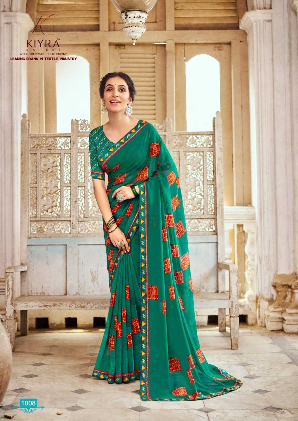 devika by kiyra saree major georgette fancy print saree