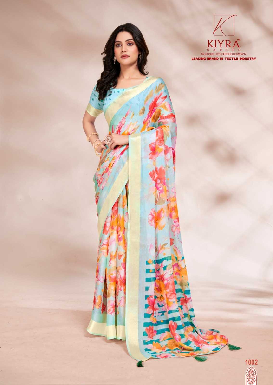 florina by kiyra saree viscose comfy wear saree