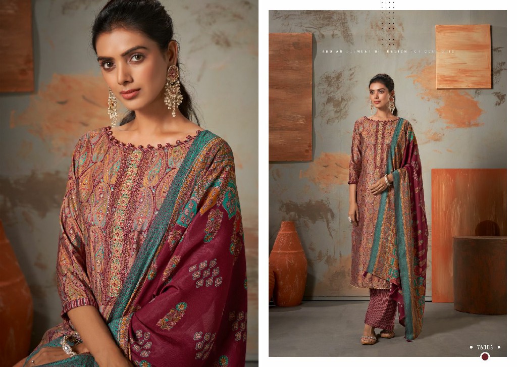 nishant fashion siya vol 3 modal silk designer dress material