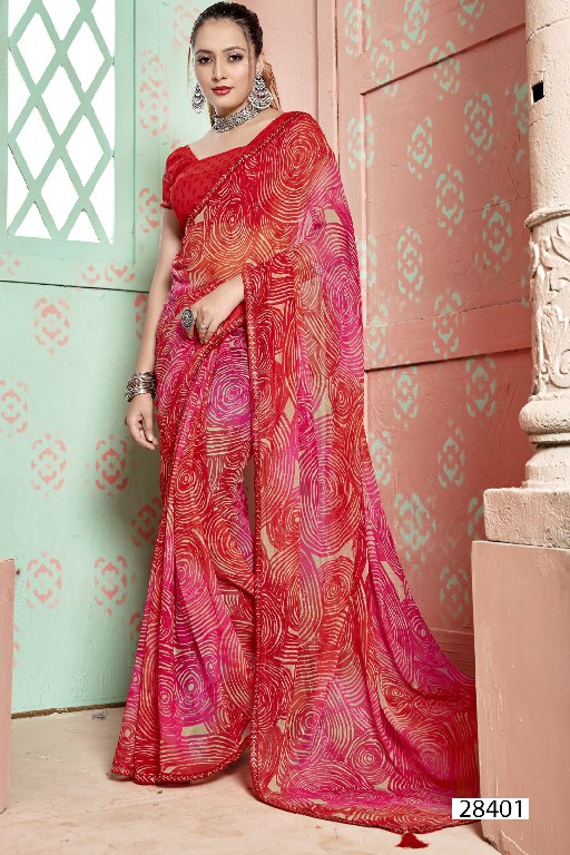 Vallabhi Romy Vol-4 Wholesale Fancy Swarovski Work Indian Sarees