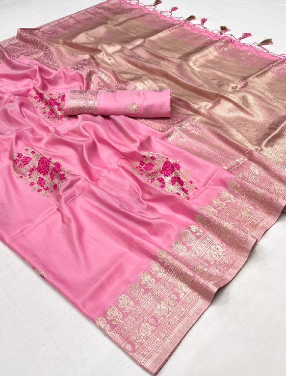 Rajtex Kyotosilk Wholesale Habutai Silk Handloom Weaving Ethnic Sarees