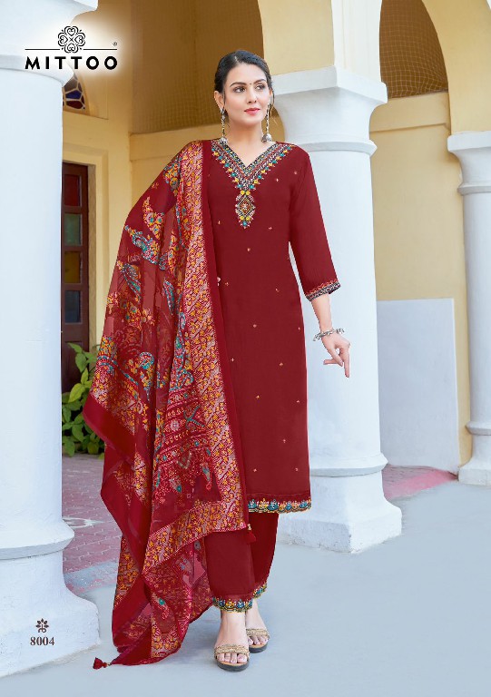 Mittoo Vivah Wholesale Pure Viscose With Work Kurti With Pant And Dupatta