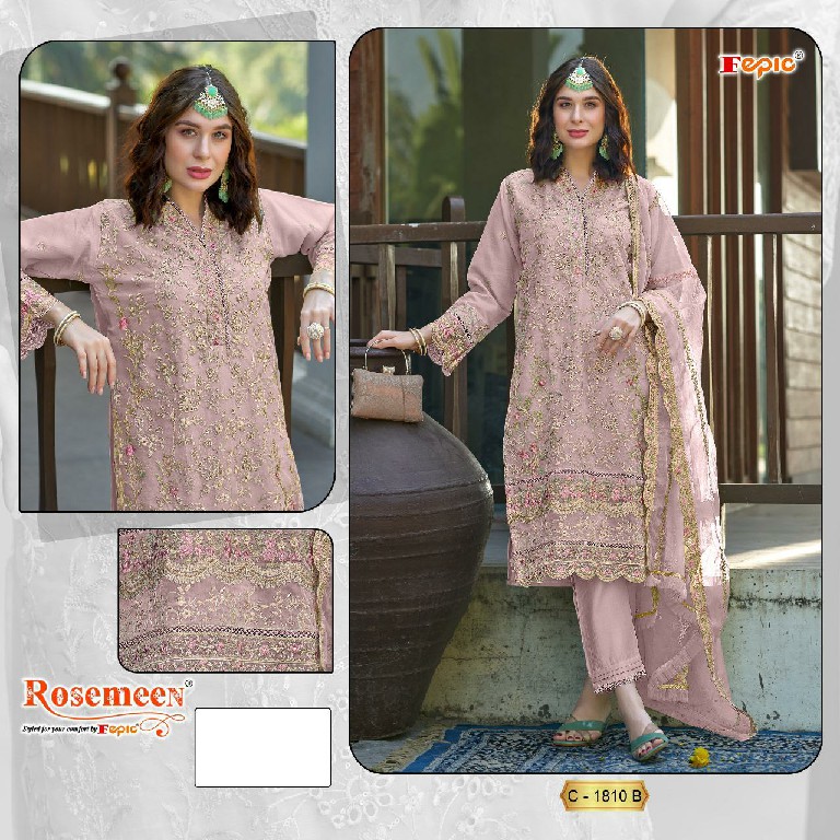 Fepic Rosemeen C-1810 Wholesale Indian Pakistani Salwar Suits