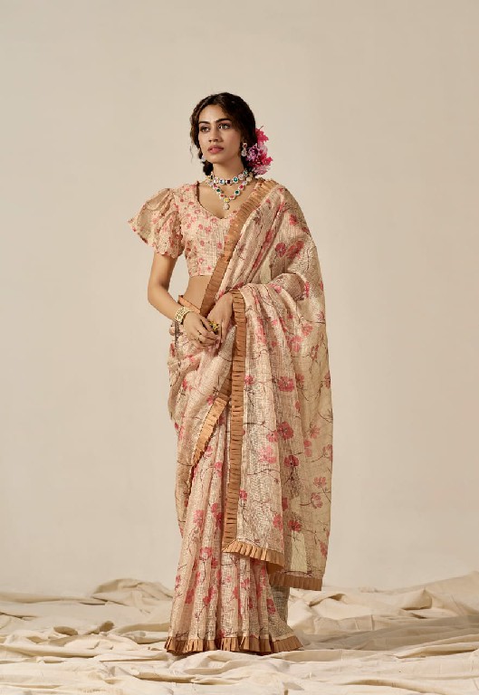 SR Sarees Pushpam Wholesale Digital Print In Kota Checks Ethnic Indian Sarees