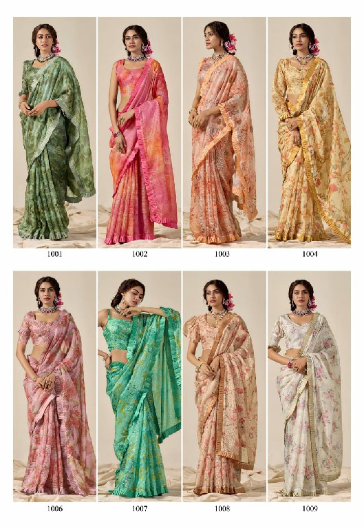 SR Sarees Pushpam Wholesale Digital Print In Kota Checks Ethnic Indian Sarees