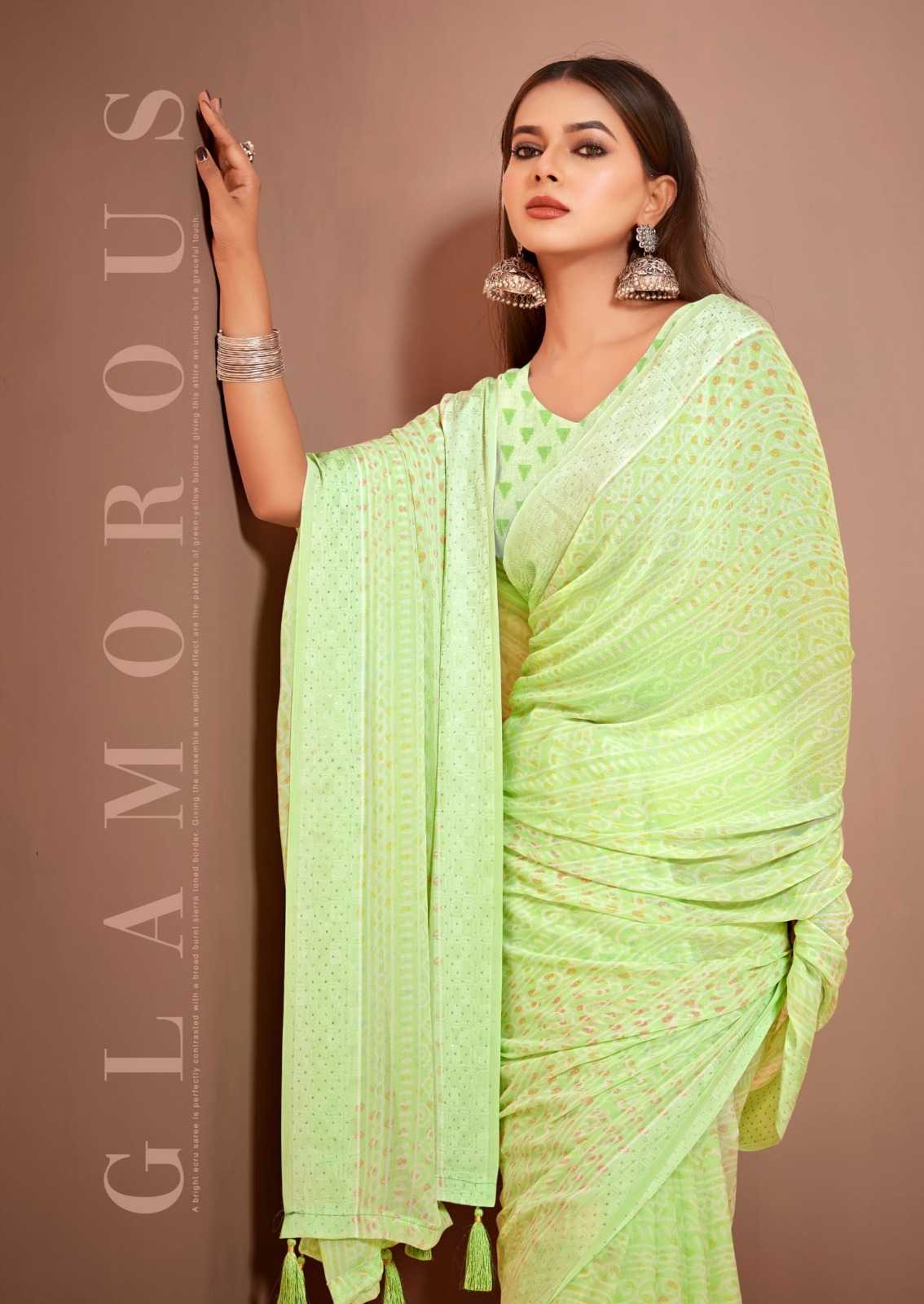 jenny by kiyra saree elegant look fancy printed saree