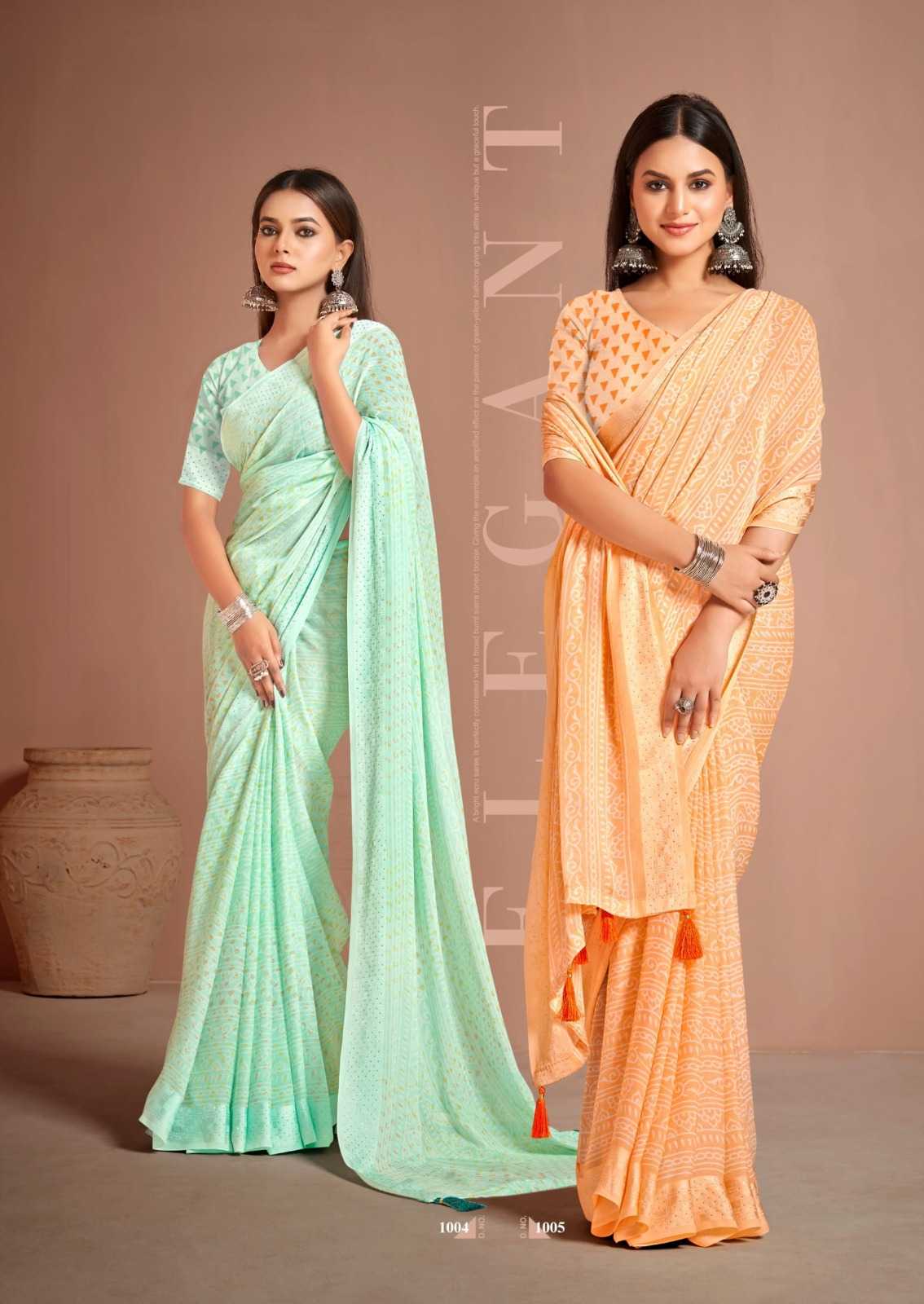 jenny by kiyra saree elegant look fancy printed saree