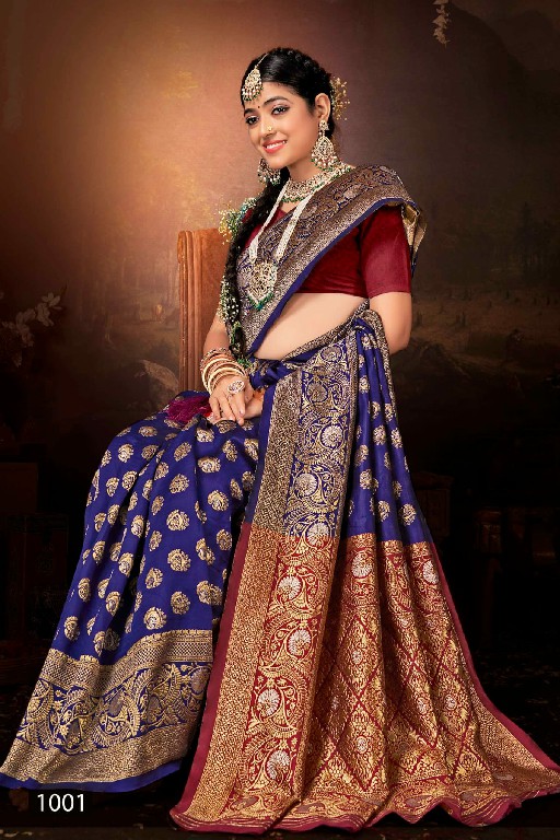 Saroj Anarkali Vol-4 Wholesale Lichi Silk With Rich Pallu Ethnic Sarees