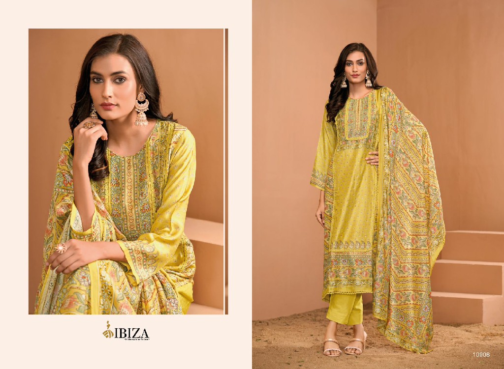 Ibiza Zohra Wholesale Pure Bemberg Silk With Handwork Salwar Suits