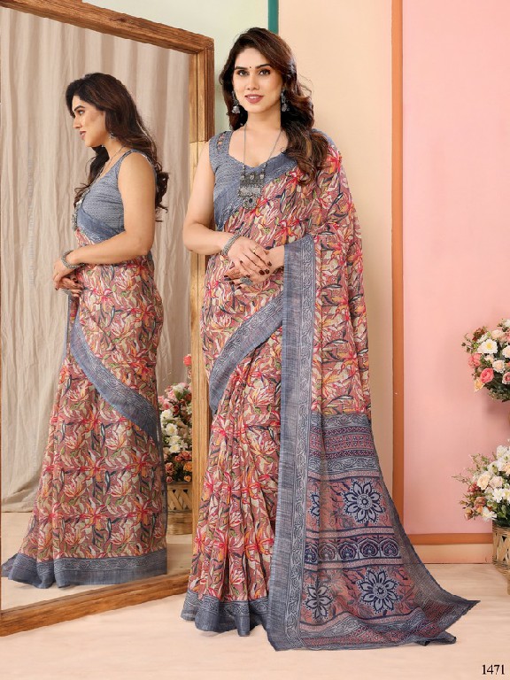 S Walk Dyuti Vol-4 Wholesale Mirror Work Indian Ethnic Sarees