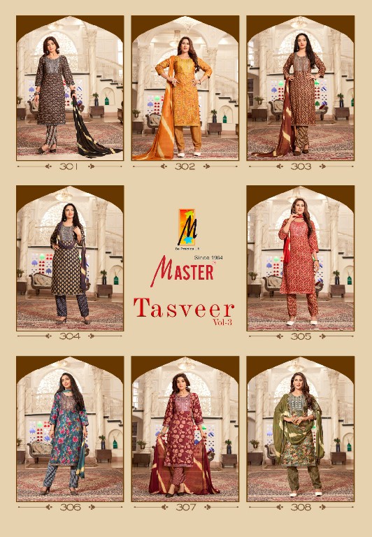 MASTER PRESENTS TASVEER VOL 3 CASUAL WEAR CAPSULE PRINT READYMADE SALWAR SUIT