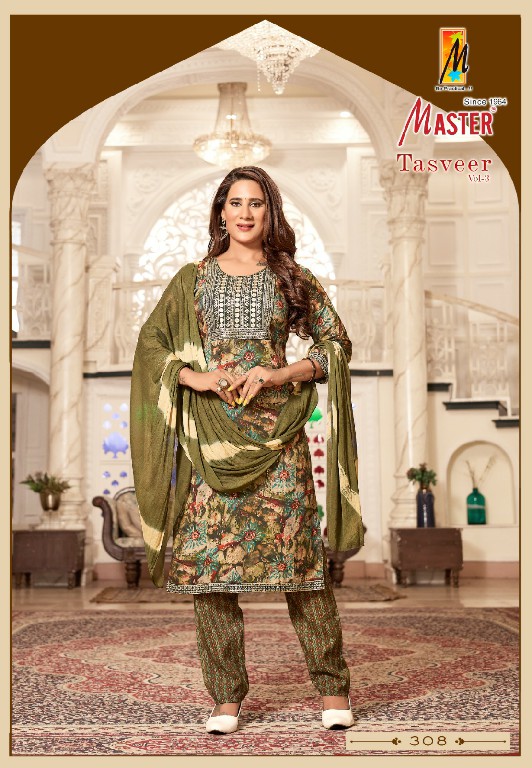 MASTER PRESENTS TASVEER VOL 3 CASUAL WEAR CAPSULE PRINT READYMADE SALWAR SUIT