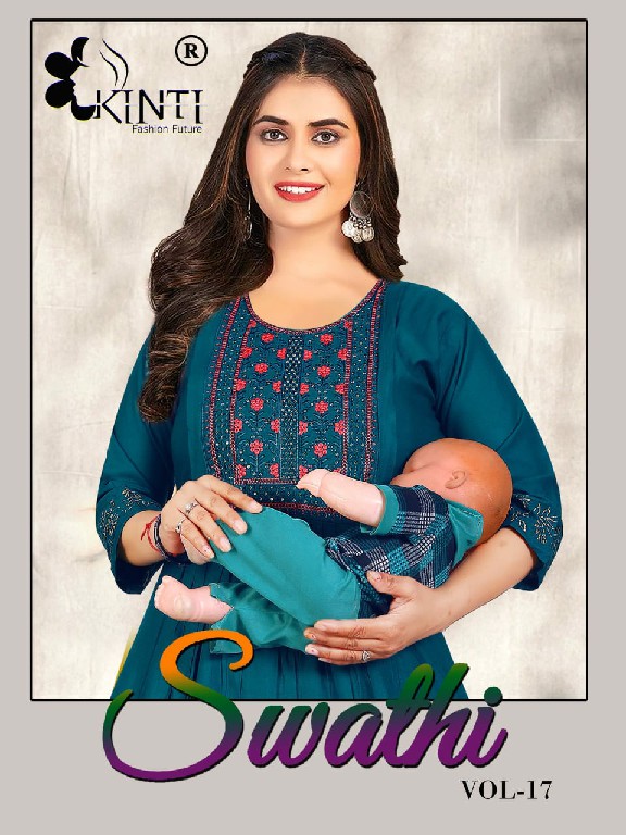 Kinti Swathi Vol-17 Wholesale Feeding Kurtis Catalog