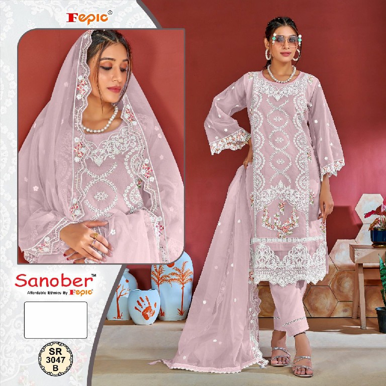 Fepic Sanober SR-3047 Wholesale Readymade Indian Pakistani Suits