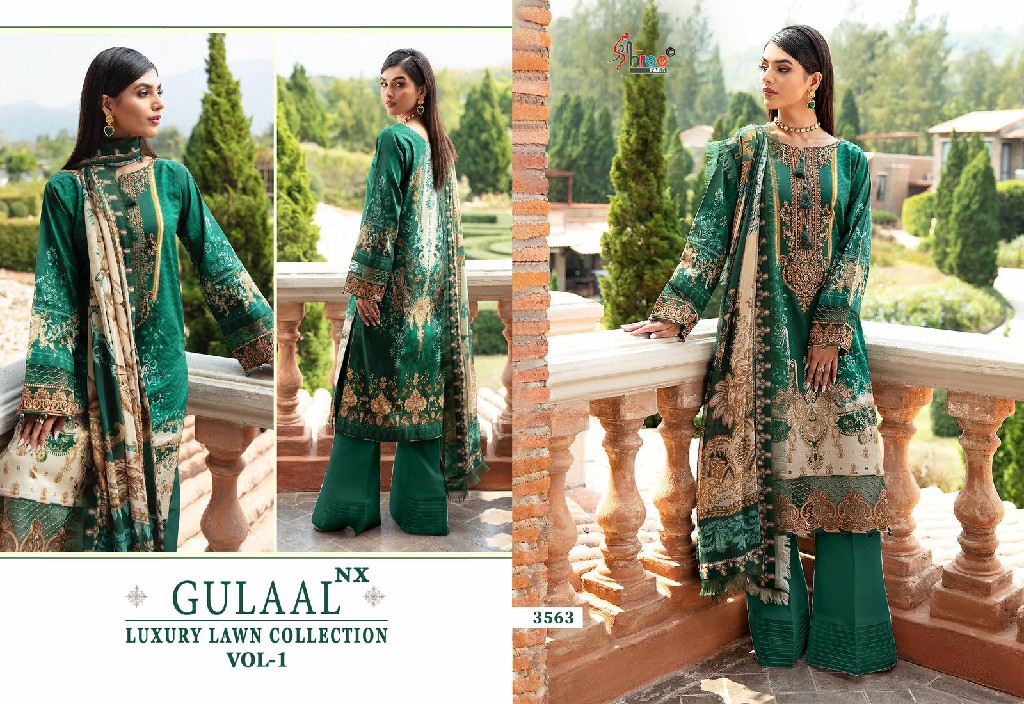 Shree Fabs Gulaal Luxury Lawn Collection Vol-1 Nx Wholesale Indian Pakistani Suits