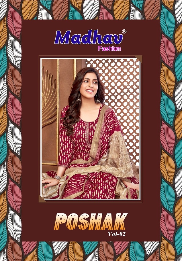 Madhav Poshak Vol-2 Wholesale Pure Cotton Printed Dress Material