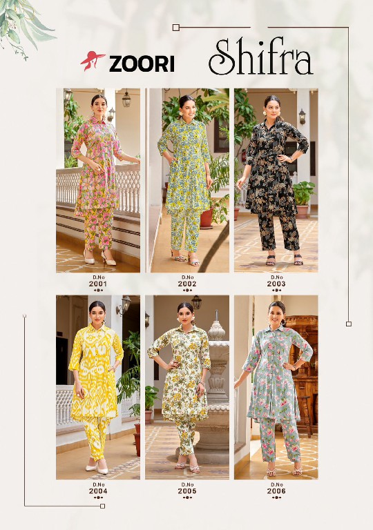 shifra zoori rayon print classic look full stitch kurti with pant exports