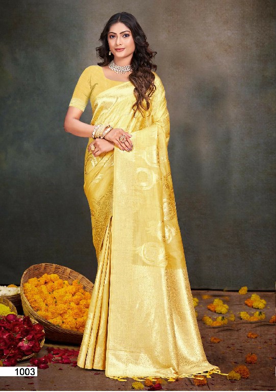 bunawat anubhuti silk vol 1 festival party wear cotton silk fabric saree