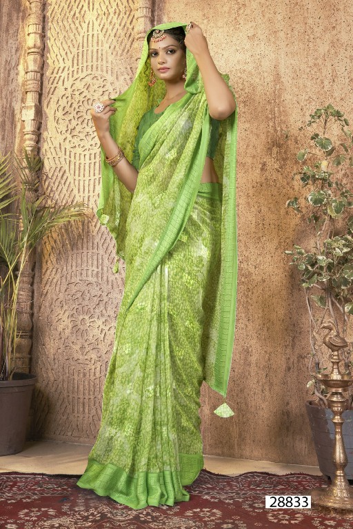 Ikshita vol 11 by vallabhi prints georgette comfortable saree