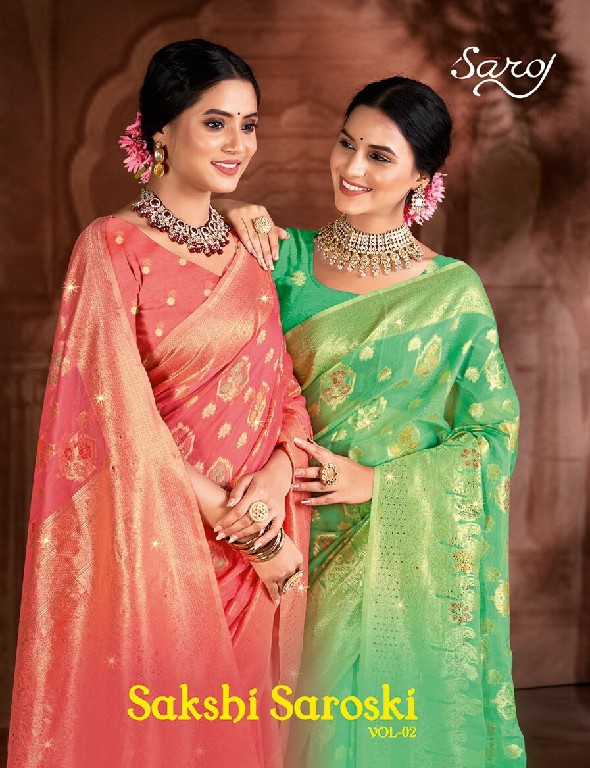 Saroj Sakshi Saroski Vol-2 Wholesale Soft Linen Cotton Sarees