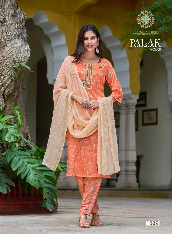 Passion Tree Palak Vol-1 Wholesale Straight Kurti With Pant And Dupatta