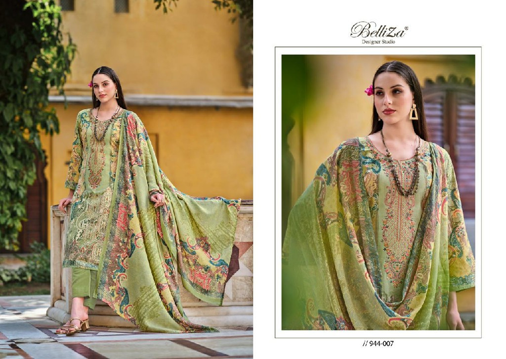 BELLIZA DESIGNER NAIRA VOL 63 COTTON DIGITAL PRINTS MODERN PAKISTANI DRESS