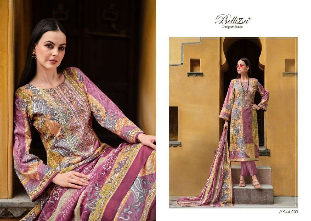 BELLIZA DESIGNER NAIRA VOL 63 COTTON DIGITAL PRINTS MODERN PAKISTANI DRESS