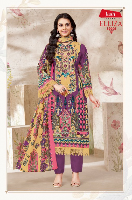 Jash Elliza Vol-32 Wholesale Pure Cotton Printed Dress Material