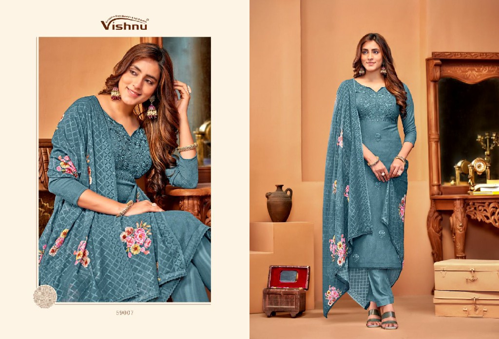 Vishnu Raahat Wholesale Simmer Georgette Dress Material