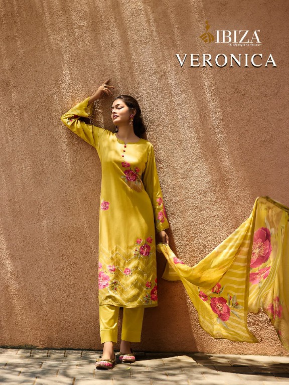 Ibiza Veronica Wholesale Pure Bembarg Muslin With Handwork Suits