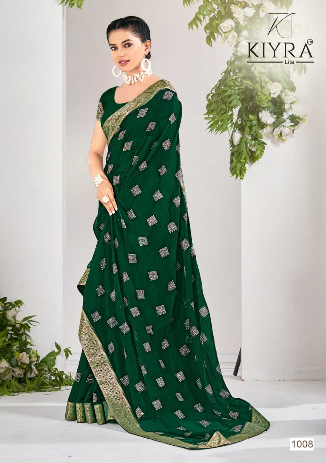 kanyadan by kiyra saree comfortable chiffon print saree