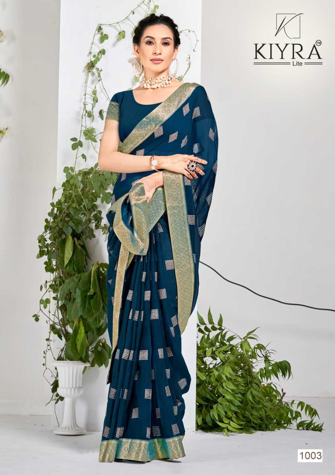 kanyadan by kiyra saree comfortable chiffon print saree