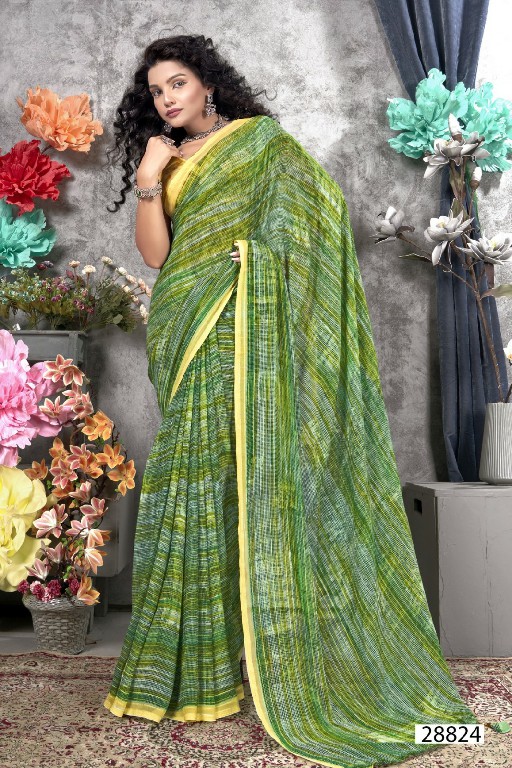 eesha vol 4 by vallabhi prints pretty look georgette print saree