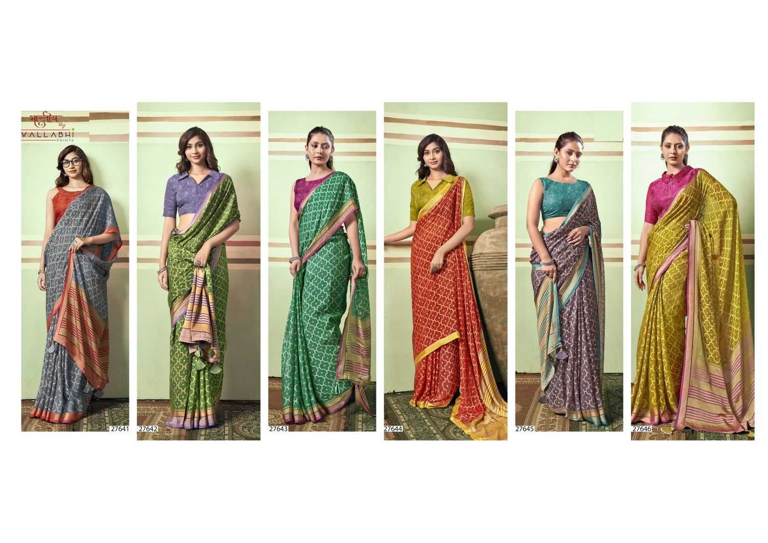 monalika by vallabhi prints classic look brasso saree