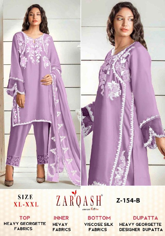 Zarqash Z-154 Wholesale Readymade Indian Pakistani Salwar Suits