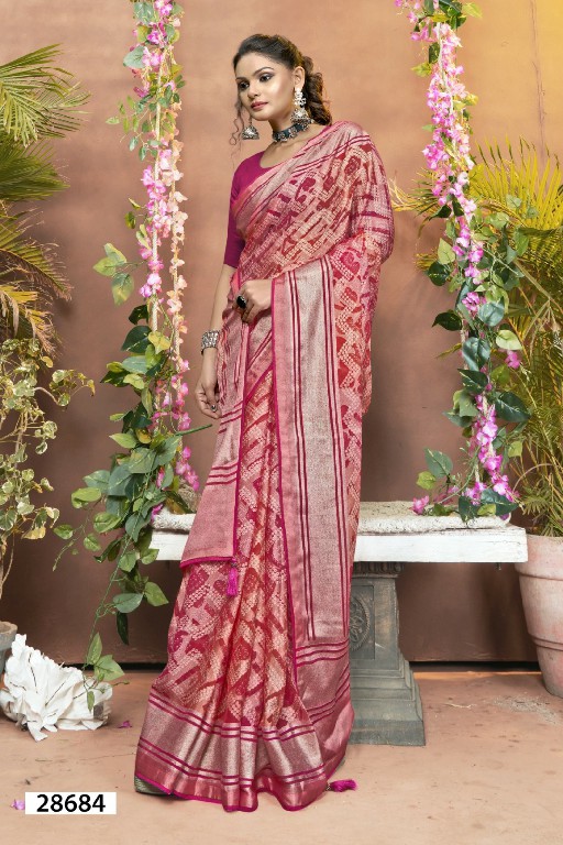 Vallabhi Veda Wholesale Brasso Fabrics Indian Sarees