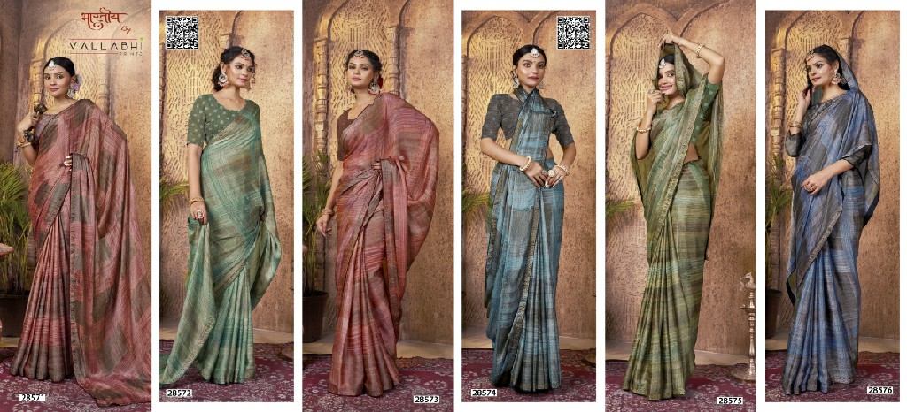 Vallabhi Namita Wholesale With Fancy Swaroski Work Sarees