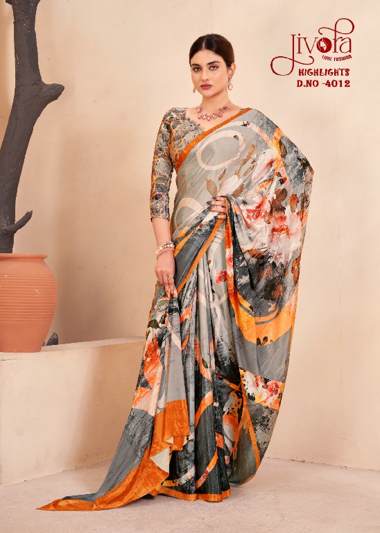 Jivora Highlights Wholesale Premium Crepe Soft Silk Indian Sarees